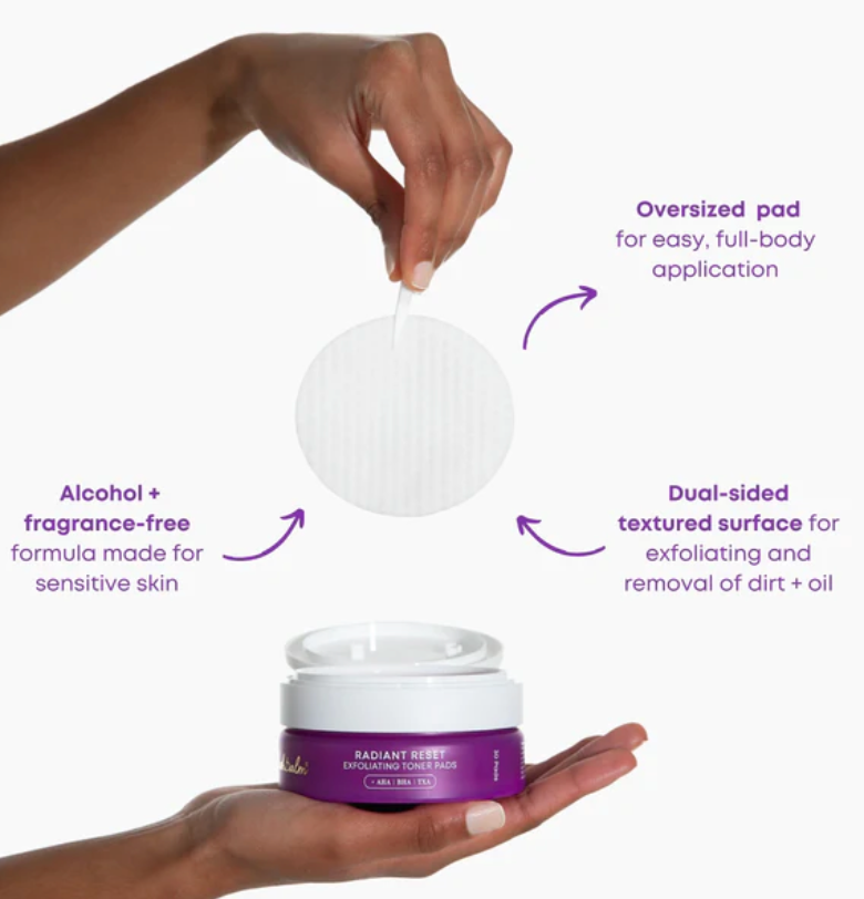 Radiant Reset Exfoliating Toner Pads